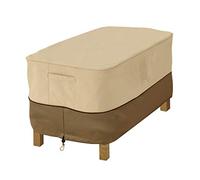 Classic Accessories Housse de Table dappoint/Repose-Pieds de Jardin rectangulaire, Petite (S), Veranda de