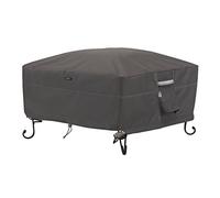 Classic Accessories Ravenna Water-Resistant 36 inch Square Fire Pit Cover, Patio Furniture Covers