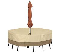 Classic Accessories Veranda 55-461-031501-00 Housse pour Ensemble Table ET CHAISES avec Trou pour Parasol - M