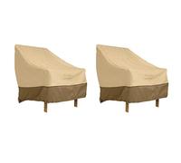 Classic Accessories Veranda Lot de 2 Housses de Chaise de Patio résistantes à l'eau 25,5"