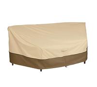 Classic Accessories Veranda Water-Resistant 46 inch Patio Curved Sofa Sectional Cover, Patio Furniture Covers