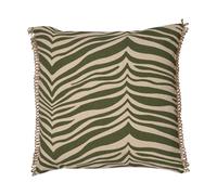 Classic Collection Coussin Zebra 50 x 50cm Vert