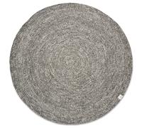 Classic Collection Tapis en laine rond Merino Ø160 cm Gris