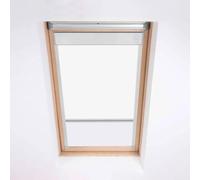 Classic Roof Blinds Store occultant pour fenêtres de toit Fakro Code 114/140 Blanc