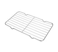 Classicseali 26 x 16 x 1,5 cm - Petite grille de refroidissement en acier inoxydable - Passe au lave-vaisselle - Grille de refroidissement pour griller, refroidir, cuire à la vapeur et égoutter