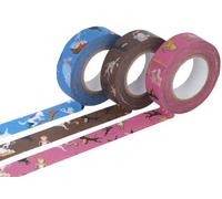 Classiky INNSPIRO Lot de 3 rubans adhésifs masking Tape washi ongatukai 15 mm x 15 m.