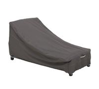 Classique Accessoires Ravenna Patio Jour Housse Chaise, Moyen, Taupe M Dark Taupe with Mushroom and Espresso Details