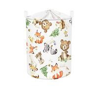 Clastyle Panier Rangement Animaux Panier à Linge Arbre Boite de Rangement Parent pour Organiser Jouet Vêtements, Koala, 40x50 cm