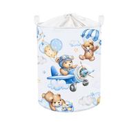 Clastyle Panier Rangement Bébé pour Jouets Corbeille a Linge Animaux Simple | Boite Rangement Couvert, Panier a Linge Pliable, Cube de Rangement Tissu, Panier Jouet Enfant, Bac a Linge Sale, Impermeable