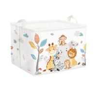 Clastyle Panier Rangement Bébé pour Jouets Corbeille a Linge Animaux Simple | Boite Rangement Jouets, Panier a Linge Pliable, Cube de Rangement Tissu, Panier Jouet Enfant, Bac a Linge Sale, Impermeable