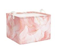 Clastyle Panier Rangement Bébé pour Jouets Corbeille a Linge Marbre | Boite Rangement Jouets, Panier a Linge Pliable, Cube de Rangement Tissu, Panier Jouet Enfant, Bac a Linge Sale, Impermeable