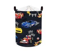 Clastyle Panier Rangement Bébé pour Jouets Corbeille a Linge Voiture | Boite Rangement Couvert, Panier a Linge Pliable, Cube de Rangement Tissu, Panier Jouet Enfant, Bac a Linge Sale, Impermeable