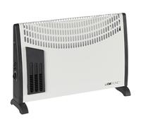 Clatronic® Chauffage par convecteur | Chauffage mobile pour abris de jardin, garages & Co. | Convecteur avec 3 niveaux de chauffage | Thermostat | Chauffage pour salle de bain | KH 3433 N