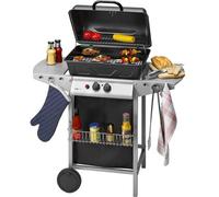 Clatronic Gg3590 Barbecue Gaz-Grill 2 Brûleur Acier Affiné