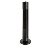 Clatronic Ventilateur Tower | 3 vitesses | oscillation à 75° (désactivable) | minuterie de 120 minutes | TVL 3770 | noir