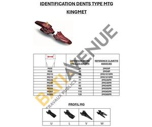 CLAVETTE COMPLETE TYPE MTG KINGMET 8 - 2MG8P