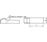 Clavette TOOLCRAFT 138878 Acier C45K (Ø x L) 10 mm x 100 mm 10 pc(s)