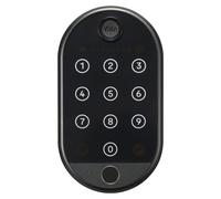 Clavier à code connecté - Empreinte digitale - Noir - Accès sans lairage du clavier