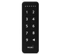 Clavier à code sans fil pour serrure connectée - Accès par code à 6 chiffres - Compatible avec toutes les serrures connectées Nuki - Gestion via l'application Nuki