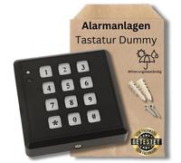 Clavier d'alarme factice avec détecteur LED et capteur de lumière du jour, résistant aux intempéries