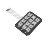 Clavier Encastré à Code, 12 Touches, Métal et Plastique, Argenté | Remplacement pour Coffres-forts et Portes de Sécurité, Installation Affleurante, Usage en Stockage D’équipement et Écoles