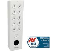 Clavier numérique Tedee Keypad Pro avec contrôle d'accès par empreintes digitales, 125x33x23,5mm, blanc
