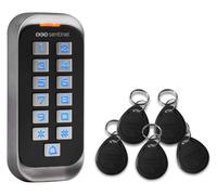 Clavier RFID pour la programmation, indice de protection IP68, rétroéclairé, filaire, de couleur bleue