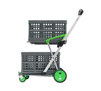 CLAX® Le Chariot de Transport innovant | Chariot à Main | Trolley | Pliable | avec 2 Boxes Pliables