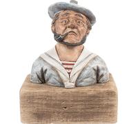 Clayre & Eef Figurine de décoration marin 19x11x24 cm bleu bois