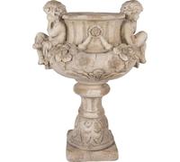 Clayre & Eef Pot de fleurs 40x32x55 cm Beige Céramique