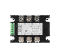 CLBSWYEJK Module régulateur de Tension triphasé à Relais Statique, régulateur de Puissance à thyristor AC380V 25A-400A, entièrement isolé et Intelligent(10-60A Heat Sink)
