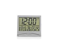 Nedis CLDK002SR Réveil Numérique de Voyage Date/Température Argent G