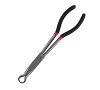 CLDURHGE Pince à Bougie d’Allumage 11 Pouces - Pince Longue pour Capuchon de Bougie et Colliers de Durite, Pince à Mâchoires Dentelées pour Zones Étroit ES