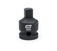 Clé 84643 entraînement 1/5,1 cm 1/5,1 cm F X 3/20,3 cm M Impact adaptateur, Noir