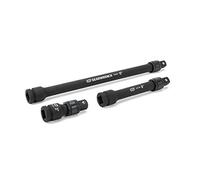 Clé 84951 N 3 PC. 1/5,1 cm Impact extension de verrouillage du disque de 7,6 cm, 15,2 x 30,5 cm, Noir