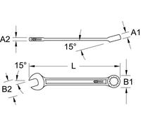 nneau courbée TITANplus, modèle marteau, 7 mm