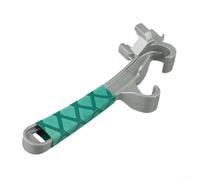 onde 3 en 1 en aluminium pour fûts en acier et en plastique, capacité de 30 à 190 litres, avec design anti-étincelles et poignée ergonomique pour utilisation en garage, vert (B)