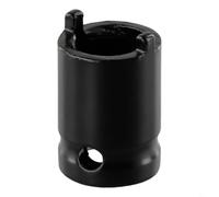 ride pour enlever les écrous de verrouillage de meuleuse d'angle (A) | Acier au chrome vanadium, taille de 38,5 mm, convient pour clé électrique, enlève les écrous de blocage, finition noire