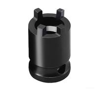 ride pour enlever les écrous de verrouillage de meuleuse d'angle (B) | Acier au chrome vanadium, taille de 38,5 mm, convient pour clé électrique, enlève les écrous de blocage, finition noire
