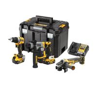 DeWalt Ensemble 3 outils sans fil DCK355P2T XR 18V brushless - DCD800/DCH172/DCG405, 2x5Ah Li-Ion