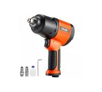 hoc Pneumatique 12 7 mm Couple Inverse Max 1490 Nm Réglage 4 Vitesses 7500 tr/min Clé Pneumatique pour Garages
