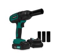 hoc sans fil 20V - 4 niveaux de réglage : 100/200/300/400Nm - Avec 4 douilles | Avec batterie 2.0Ah et chargeur