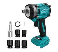 hoc sans fil - MAWIRON - 520 N·m - Brushless - 18V Makita compatible - 1/2"" carré