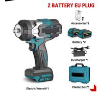hocs - avec batterie - Visseuse à chocs - 2800 Nm - Sans fil - Visseuse électrique