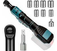 hocs électrique 3/8", 60 Nm, avec 8 douilles, un adaptateur et une rallonge