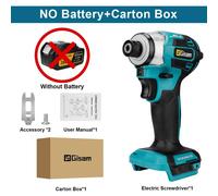 hocs sans fil 18V - Visseuse/perceuse sans fil - Couple de 688 Nm - Emmanchement hexagonal de 0,6 cm - Idéale pour les bricoleurs - Sans batterie ni chargeur