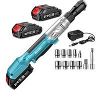 hocs sans fil - 21 V - Entraînement de 0,95 cm - 90 Nm - 200 tr/min - Embout rallongé de 7,6 cm - 2 batteries de 2,0 Ah