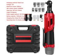 hocs sans fil liquet angulaire - 18 V - Entraînement carré de 0,95 cm - Rechargeable - Batterie incluse - Modèle A-suit