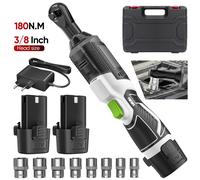 hocs sans fil rous électrique de 0,95 cm - Rechargeable - 2 batteries - Modèle d'angle - Pour métal