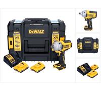 hocs sans fil DeWalt DCF 892 D2T 18 V 813 Nm 1/2" sans balais + 2 batteries 2,0 Ah + chargeur + TSTAK